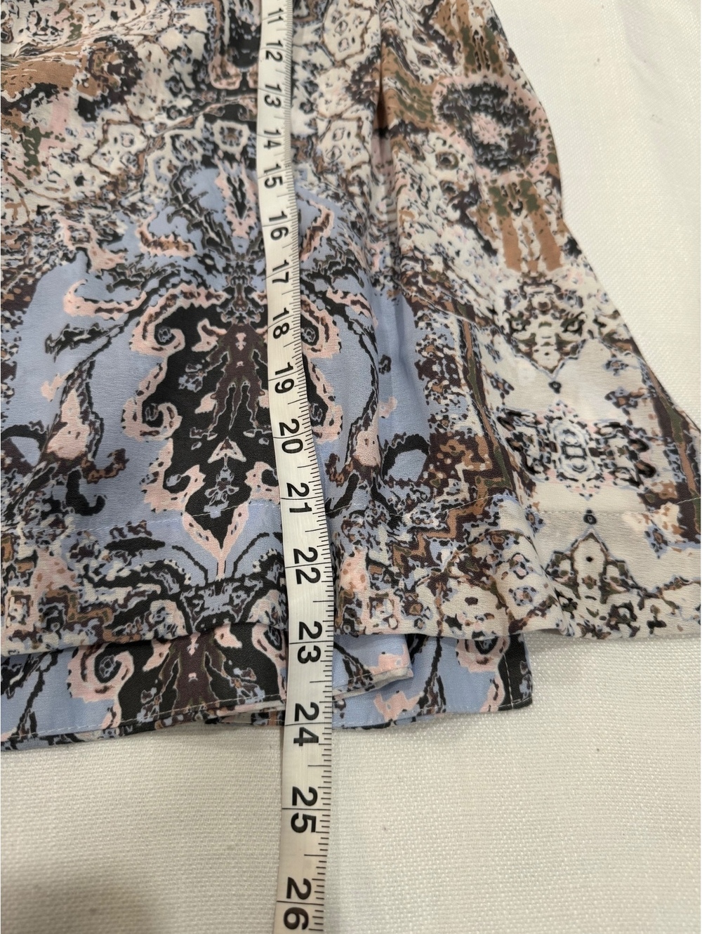 Free People Boho Paisley Print Sleeveless V-Neck Cami Tank Top Medium - Picture 9 of 9